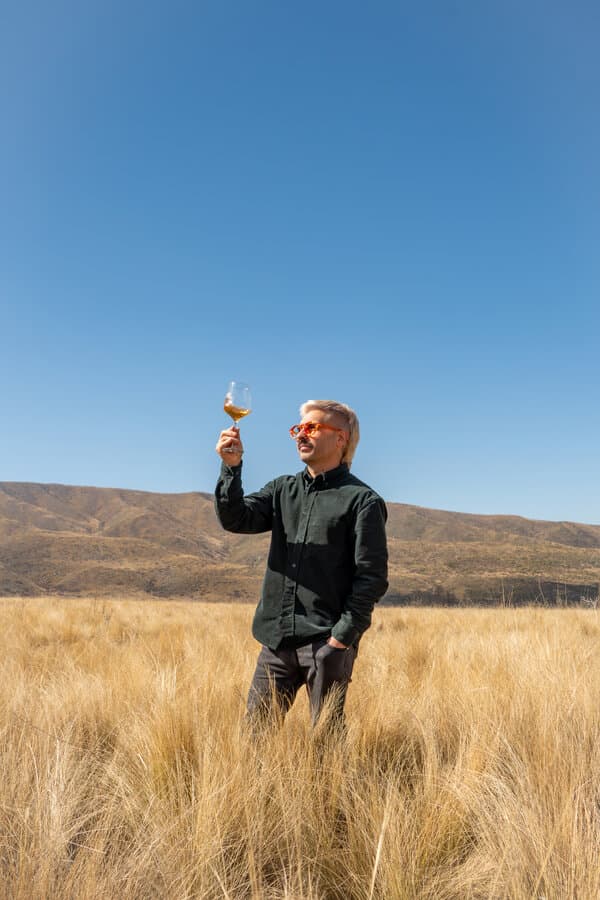 Copa de vino al sol